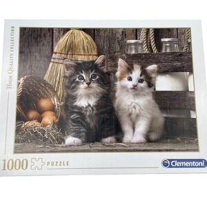 Clementoni NIB High Quality Collection Cat Puzzle 1000 pieces